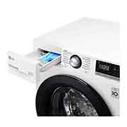 LG Waschmaschine | 7 kg | Energieeffizienzklasse D | 1.400 U./Min. | AI DD®  | Steam | Wäsche nachlegen | Neue Wohlfühl-Trommel, F14WM7EN0E