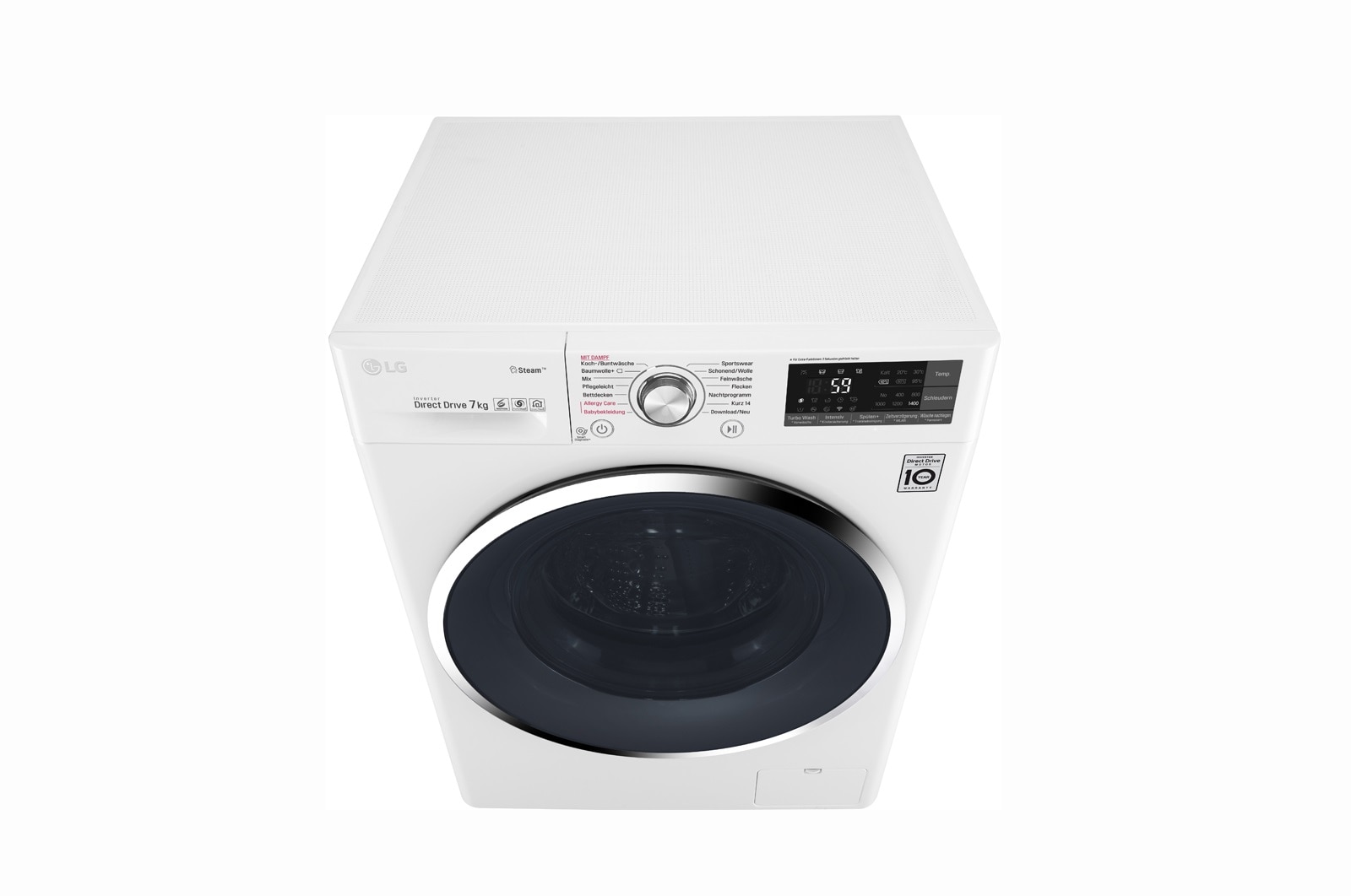 LG Waschmaschine | Serie 7 | 7 kg | Steam™ | TurboWash™ | Smart ThinQ™, F14WM7TS2