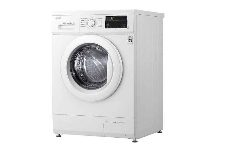 LG Waschmaschine | 8 kg | Energieeffizienzklasse D | 6 Motion DirectDrive® | Smart Diagnosis®, F14WM8KGE