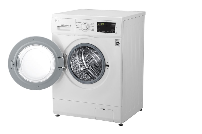 LG Waschmaschine | 8 kg | Energieeffizienzklasse D | 6 Motion DirectDrive® | Smart Diagnosis®, F14WM8KGE