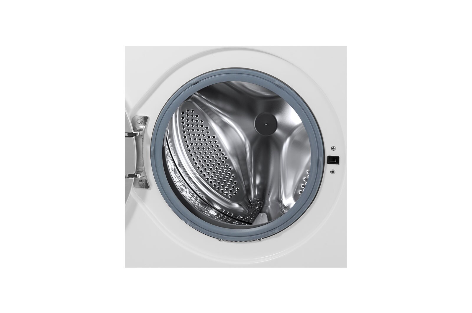 LG Waschmaschine mit 7 kg Kapazität | Energieeffizienzklasse D | 1.400 U./Min. | Weiß mit Kunststofffenstern Bullaugenring | F14WM8MC0E, F14WM8MC0E