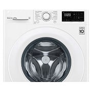 LG Waschmaschine mit 9 kg Kapazität | Energieeffizienzklasse B | 1.400 U./Min. | Weiß mit weißem Bullaugenring | F14WM9EN0B, F14WM9EN0B