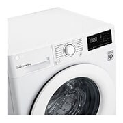 LG Waschmaschine mit 9 kg Kapazität | Energieeffizienzklasse B | 1.400 U./Min. | Weiß mit weißem Bullaugenring | F14WM9EN0B, F14WM9EN0B