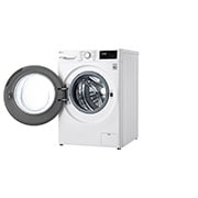 LG Waschmaschine mit 9 kg Kapazität | Energieeffizienzklasse B | 1.400 U./Min. | Weiß mit weißem Bullaugenring | F14WM9EN0B, F14WM9EN0B