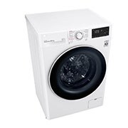 LG Waschmaschine mit 8.5 kg Kapazität | Energieeffizienzklasse C | 1.200 U./Min. | Weiß mit weißem Bullaugenring | F2V3SLIM8C , F2V3SLIM8C