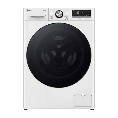 Waschmaschine mit 9 kg Kapazität | Slim Fit | EEK A | 1200 U./Min. | Weiß  mit schwarzem Bullaugenring | F2V7SLIM9 - F2V7SLIM9 | LG DE