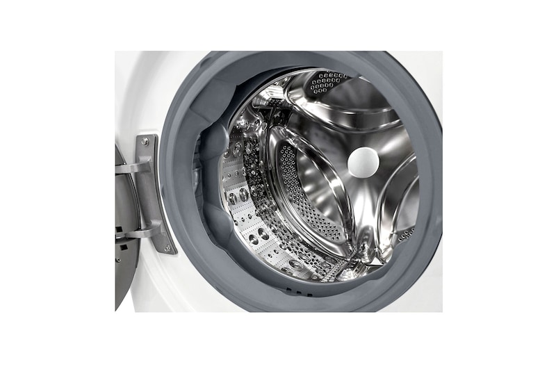 LG Waschmaschine Weiß Slim Fit (A-10%*, 9 kg, 1.160 U./Min.) mit AI DD® & TurboWash®360° | F2V7SLIM9, F2V7SLIM9