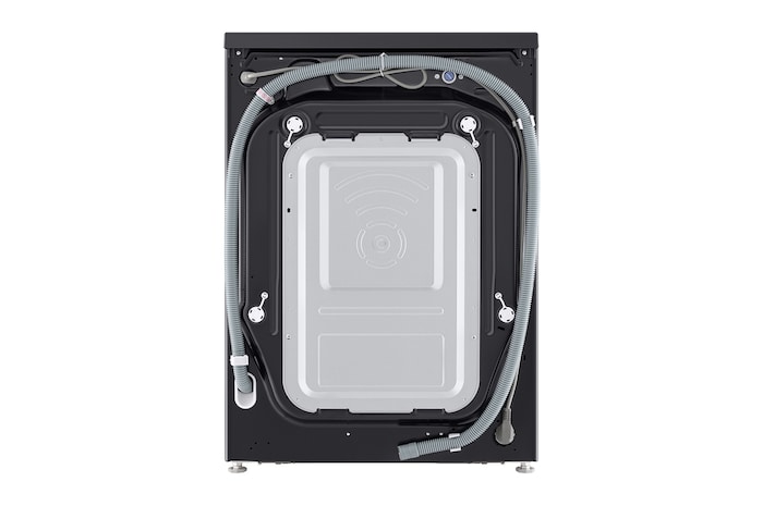 Linke perspektivische Ansicht der LG-Waschtrockner-Kombination