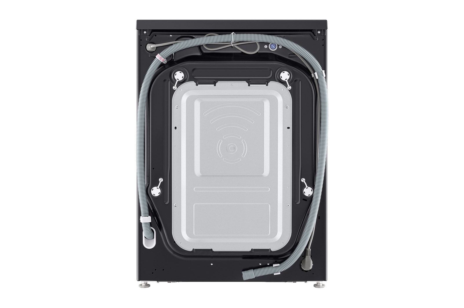 Linke perspektivische Ansicht der LG-Waschtrockner-Kombination