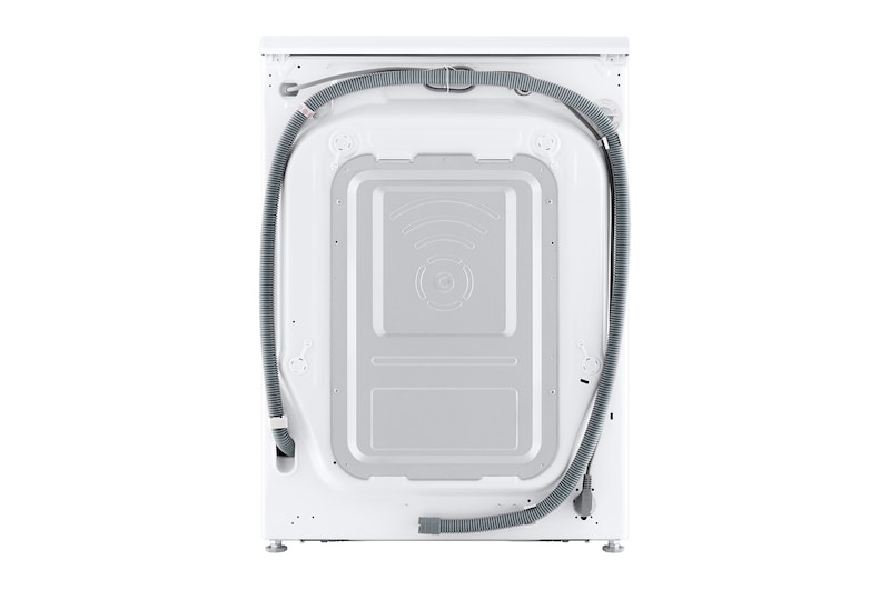 Linke perspektivische Ansicht der LG-Waschtrockner-Kombination