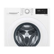 LG Waschmaschine mit 9 kg Kapazität | Energieeffizienzklasse A | 1.400 U./Min. | Weiß mit silbernem Bullaugenring | F4NV3193, F4NV3193