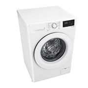 LG Waschmaschine mit 9 kg Kapazität | Energieeffizienzklasse A | 1.400 U./Min. | Weiß mit silbernem Bullaugenring | F4NV3193, F4NV3193