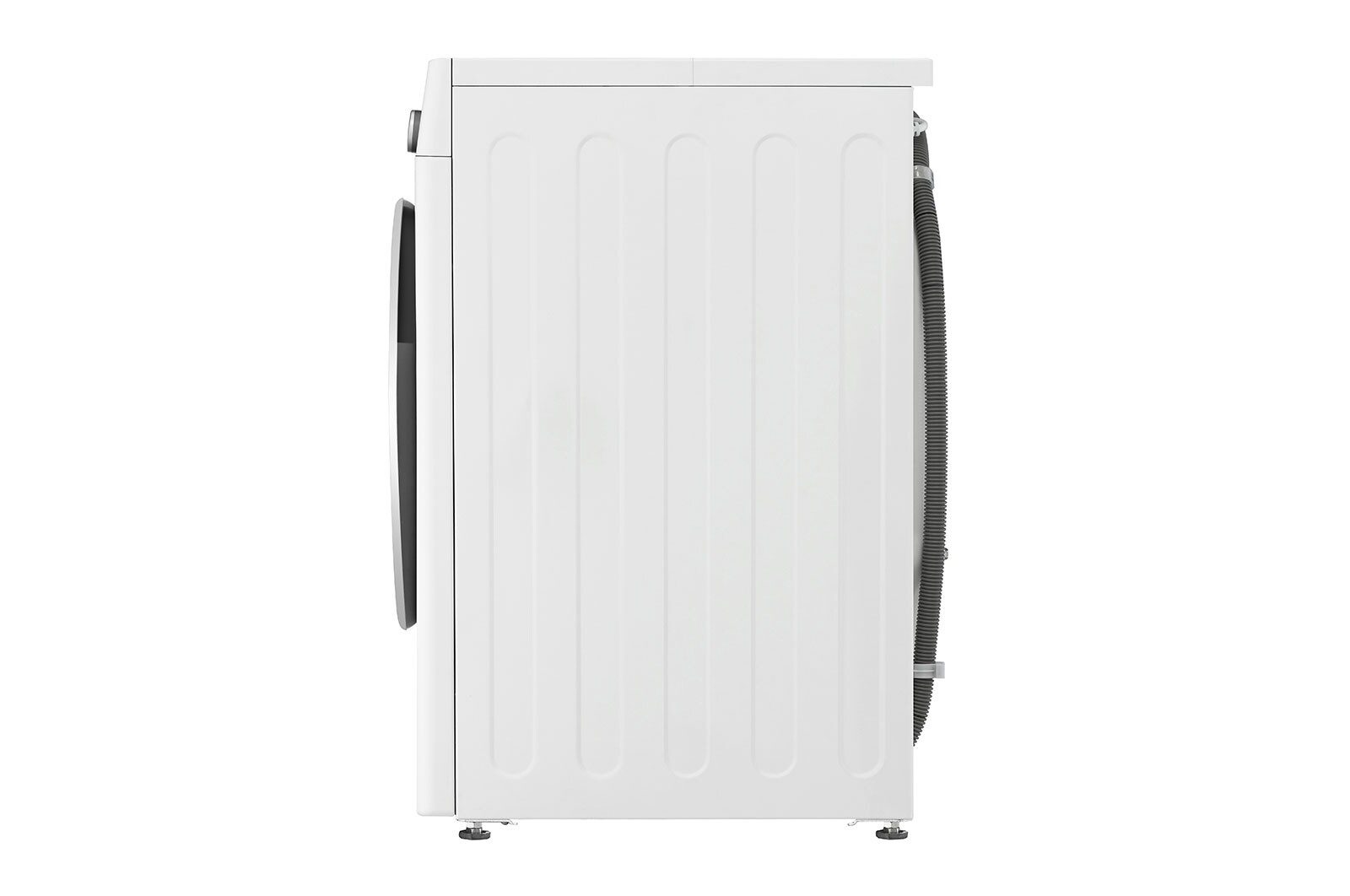 LG Waschmaschine mit 9 kg Kapazität | Energieeffizienzklasse A | 1.400 U./Min. | Weiß mit schwarzem Bullaugenring | F4NV7091, F4NV7091