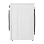 LG Waschmaschine mit 9 kg Kapazität | Energieeffizienzklasse A | 1.400 U./Min. | Weiß mit schwarzem Bullaugenring | F4NV7091, F4NV7091