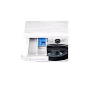 LG Waschmaschine Essence White (A, 8 kg, 1.350 U./Min.) Unterbaufähig mit Steam & Inverter Direct Drive® | F4WB3085, F4WB3085