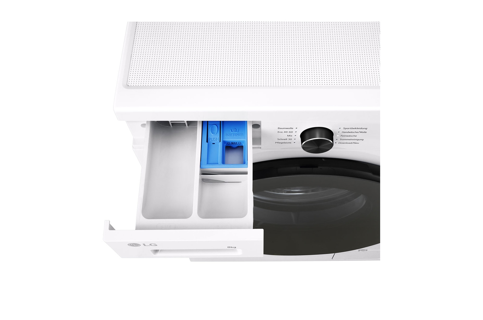 detergent load top view
