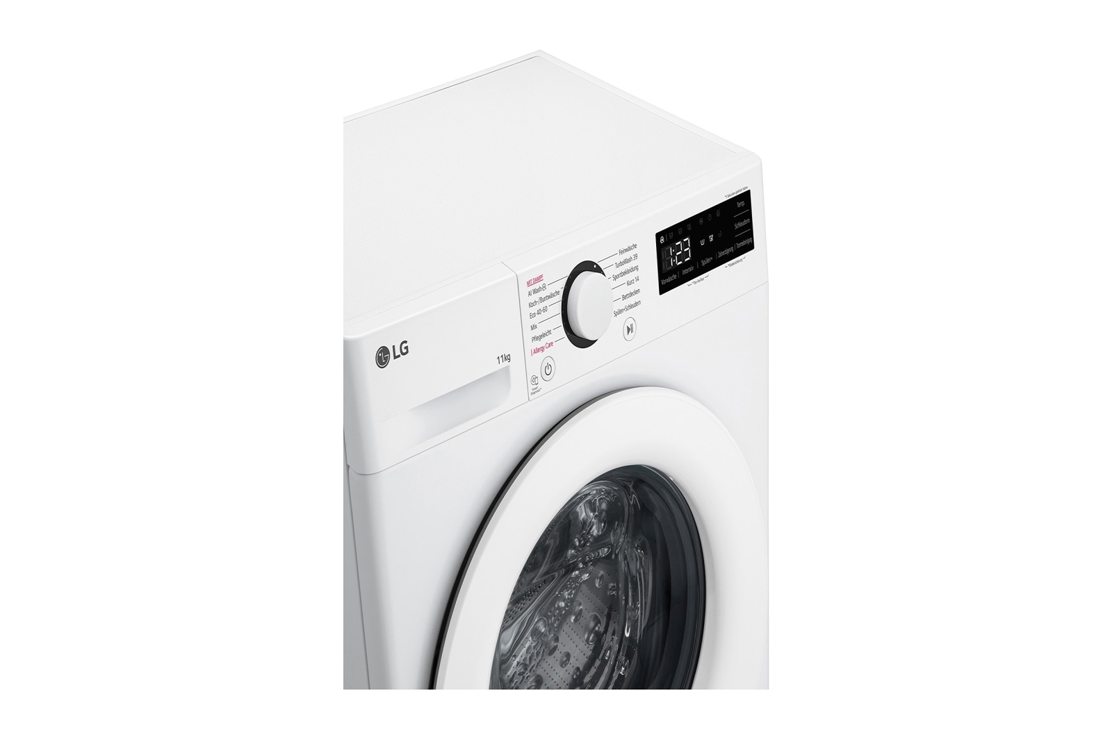LG Waschmaschine (11 kg, 1.400 U./Min., EEK A -10%*) mit AI DD®, Steam & TurboWash®360° | F4WR3113, F4WR3113