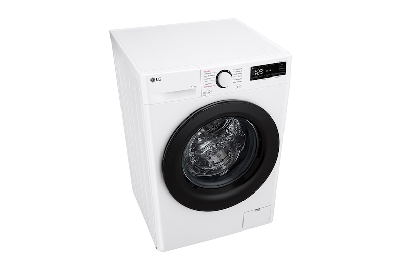 LG Waschmaschine Weiß (A-10%*, 11 kg, 1.350 U./Min.) mit AI DD® & TurboWash®360° | F4WR4016, F4WR4016