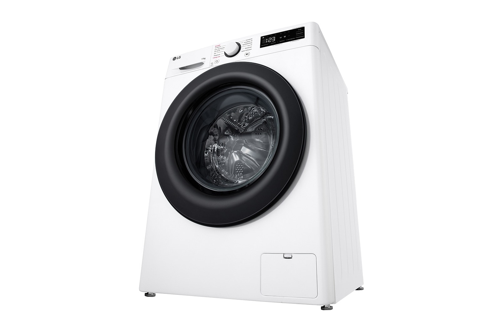 LG Waschmaschine Weiß (A-10%*, 11 kg, 1.350 U./Min.) mit AI DD® & TurboWash®360° | F4WR4016, F4WR4016