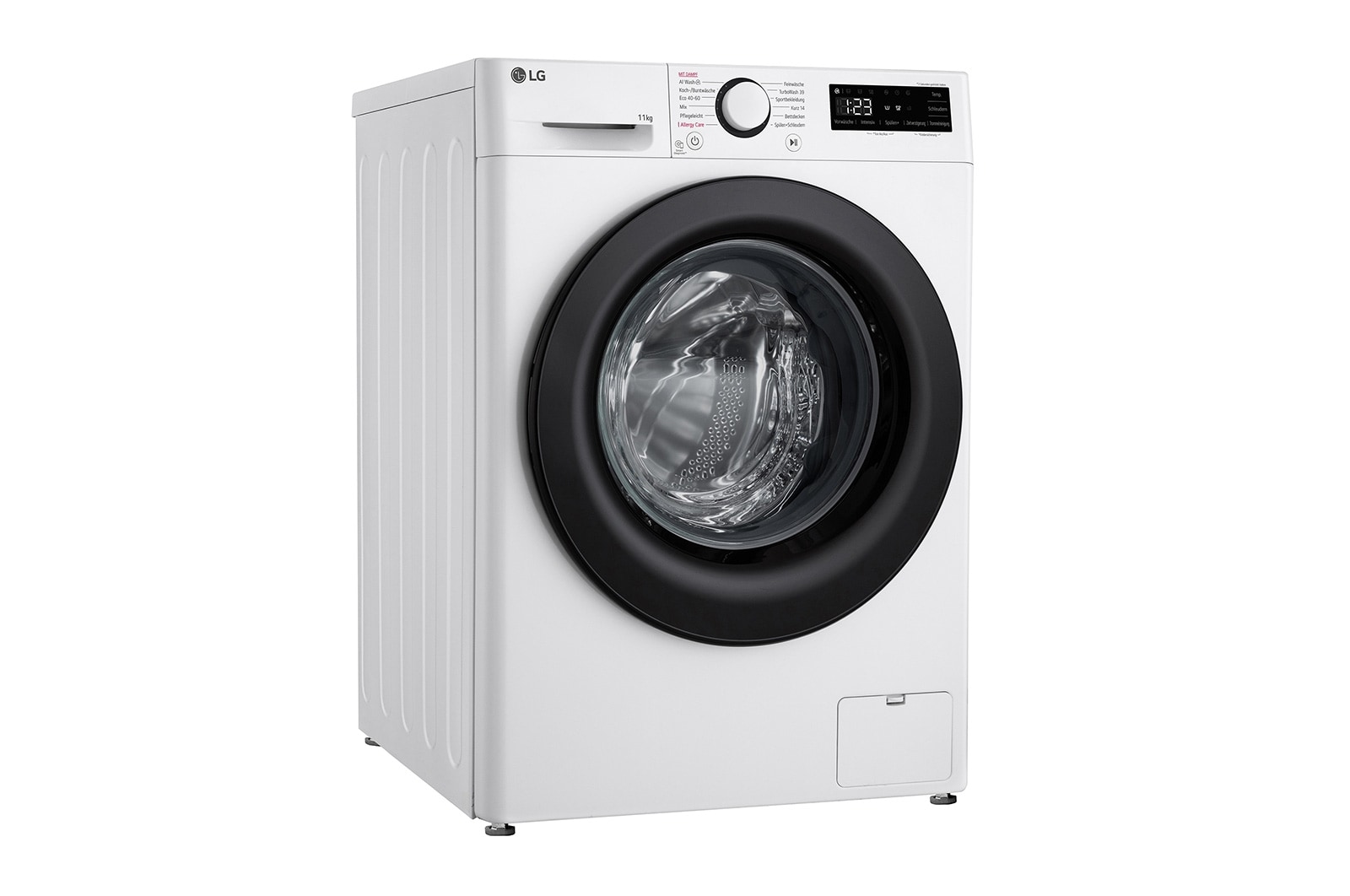 LG Waschmaschine Weiß (A-10%*, 11 kg, 1.350 U./Min.) mit AI DD® & TurboWash®360° | F4WR4016, F4WR4016