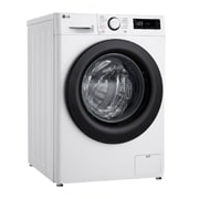 LG Waschmaschine Weiß (9 kg, 1.400 U./Min., EEK A -10%*) mit AI DD®, Steam & TurboWash®360° | F4WR4096, F4WR4096