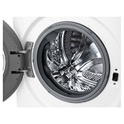 LG Waschmaschine (9 kg, 1.400 U./Min., EEK A -10%*) mit weißem Bullaugenring | F4WR5090, F4WR5090