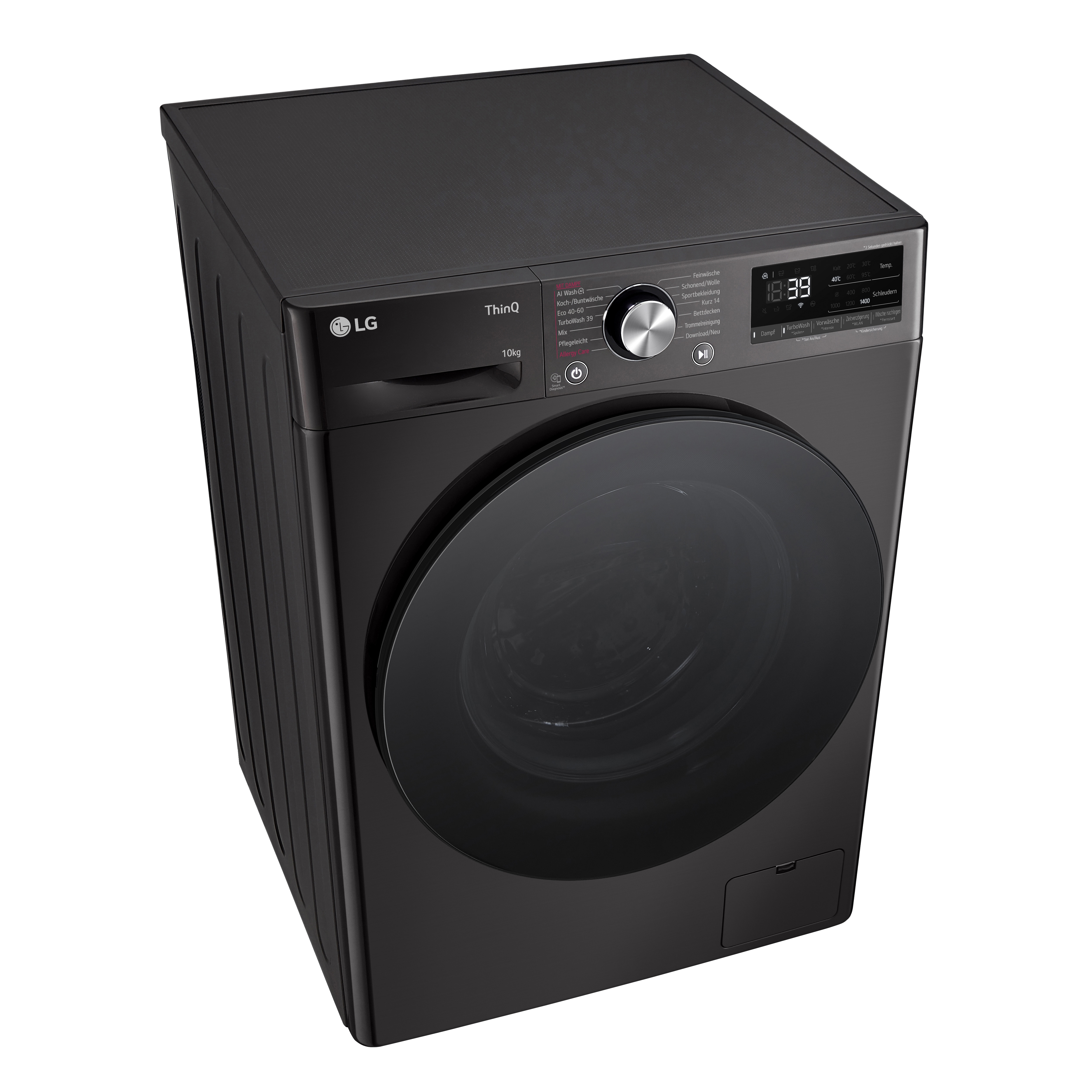 LG Waschmaschine Weiß (A-10%*, 11 kg, 1.350 U./Min.) mit AI DD® & TurboWash®360° | F4WR700YB, F4WR700YB