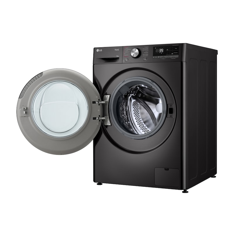LG Waschmaschine Weiß (A-10%*, 11 kg, 1.350 U./Min.) mit AI DD® & TurboWash®360° | F4WR700YB, F4WR700YB