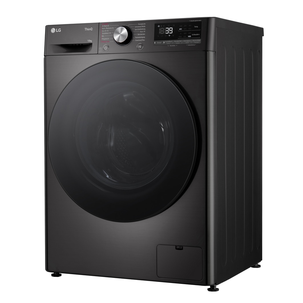 LG Waschmaschine Weiß (A-10%*, 11 kg, 1.350 U./Min.) mit AI DD® & TurboWash®360° | F4WR700YB, F4WR700YB