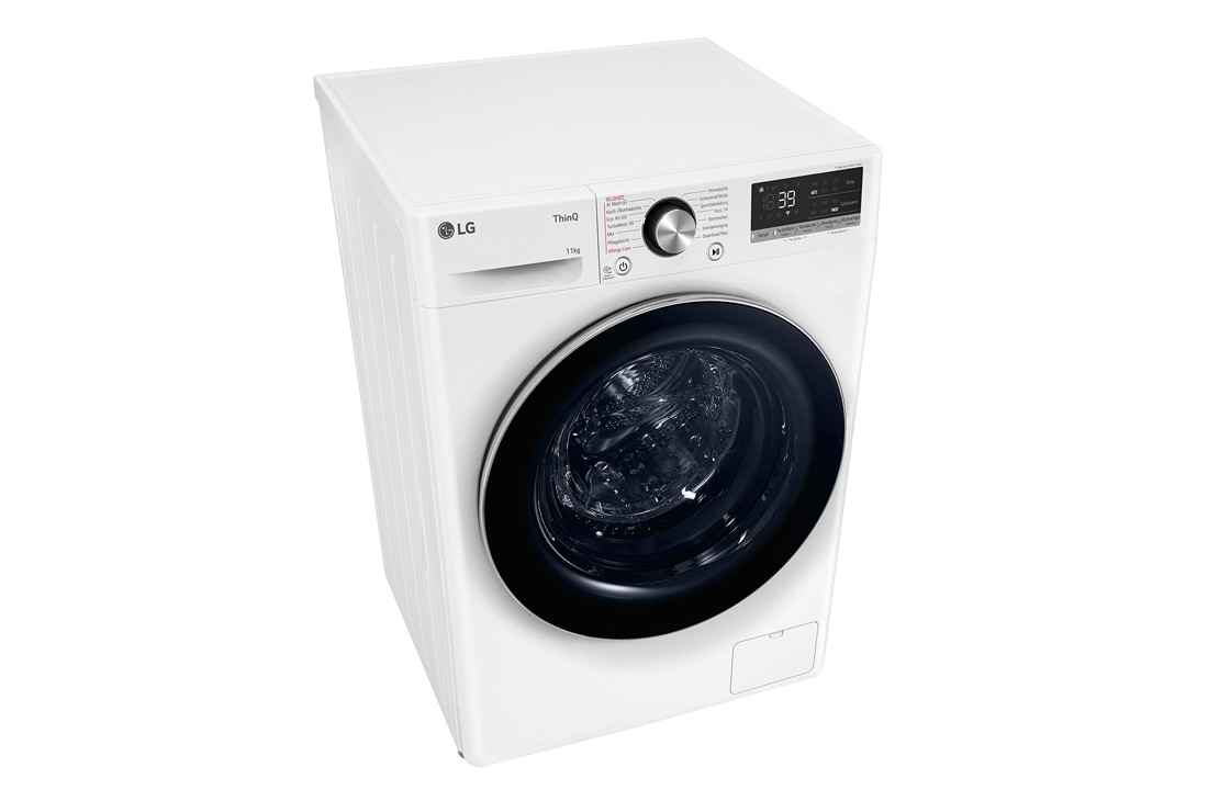 LG Waschmaschine Weiß (EEK A-10%*, 11 kg, 1.350 U./Min.) mit AI DD® & TurboWash®360° | F4WR7012, F4WR7012