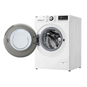 LG Waschmaschine mit 13 kg Kapazität | EEK A | 1.400 U./Min. | Weiß mit schwarzem Bullaugenring | F4WR703Y, F4WR703Y