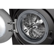 LG Waschmaschine Schwarz (A-20%*, 13 kg, 1.360 U./Min.) mit AI DD® & TurboWash®360° | F4WR703YB, F4WR703YB