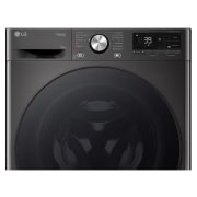 LG Waschmaschine mit 13 kg Kapazität | EKK A | 1.400 U./Min. | Platinum Black mit schwarzem Bullaugenring | F4WR703YB, F4WR703YB