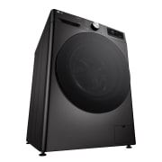 LG Waschmaschine mit 13 kg Kapazität | EKK A | 1.400 U./Min. | Platinum Black mit schwarzem Bullaugenring | F4WR703YB, F4WR703YB