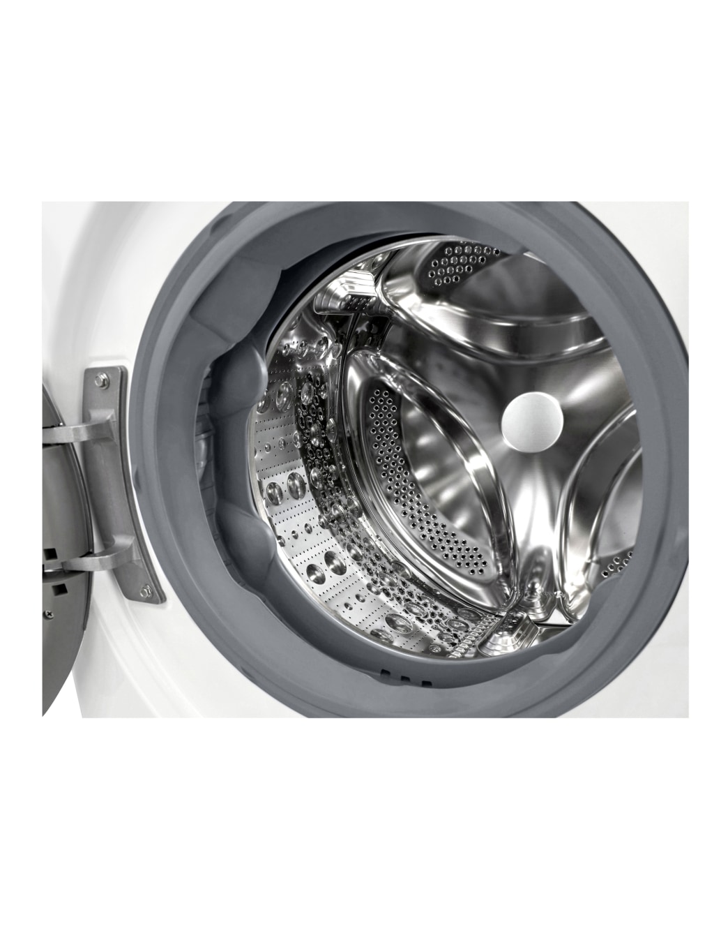 LG Waschmaschine mit 9 kg Kapazität | EKK A | 1400 U./Min. | Weiß mit schwarzem Bullaugenring | F4WR709YP, F4WR709YP