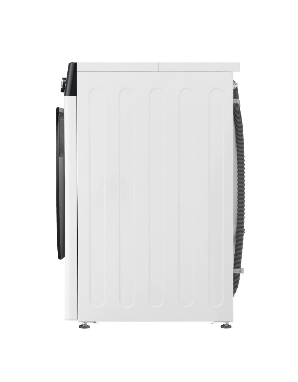 LG Waschmaschine mit 9 kg Kapazität | EKK A | 1400 U./Min. | Weiß mit schwarzem Bullaugenring | F4WR709YP, F4WR709YP