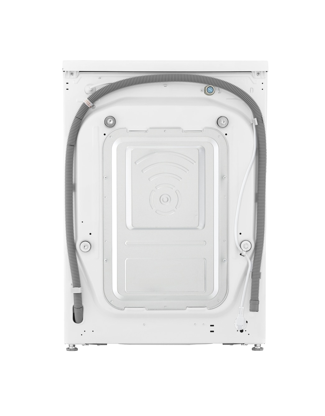 LG Waschmaschine mit 9 kg Kapazität | EKK A | 1400 U./Min. | Weiß mit schwarzem Bullaugenring | F4WR709YP, F4WR709YP