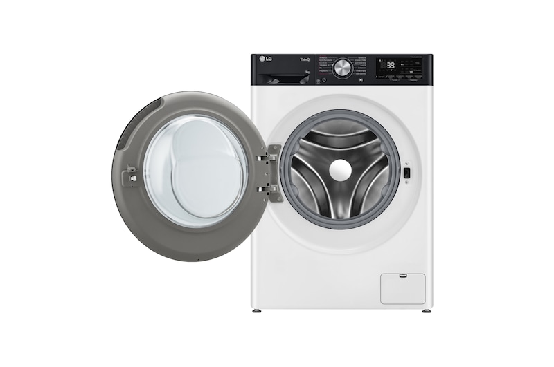 LG Waschmaschine (9 kg, 1.400 U./Min., EEK A -10%*) mit schwarzem Bullaugenring | F4WR709YP, F4WR709YP