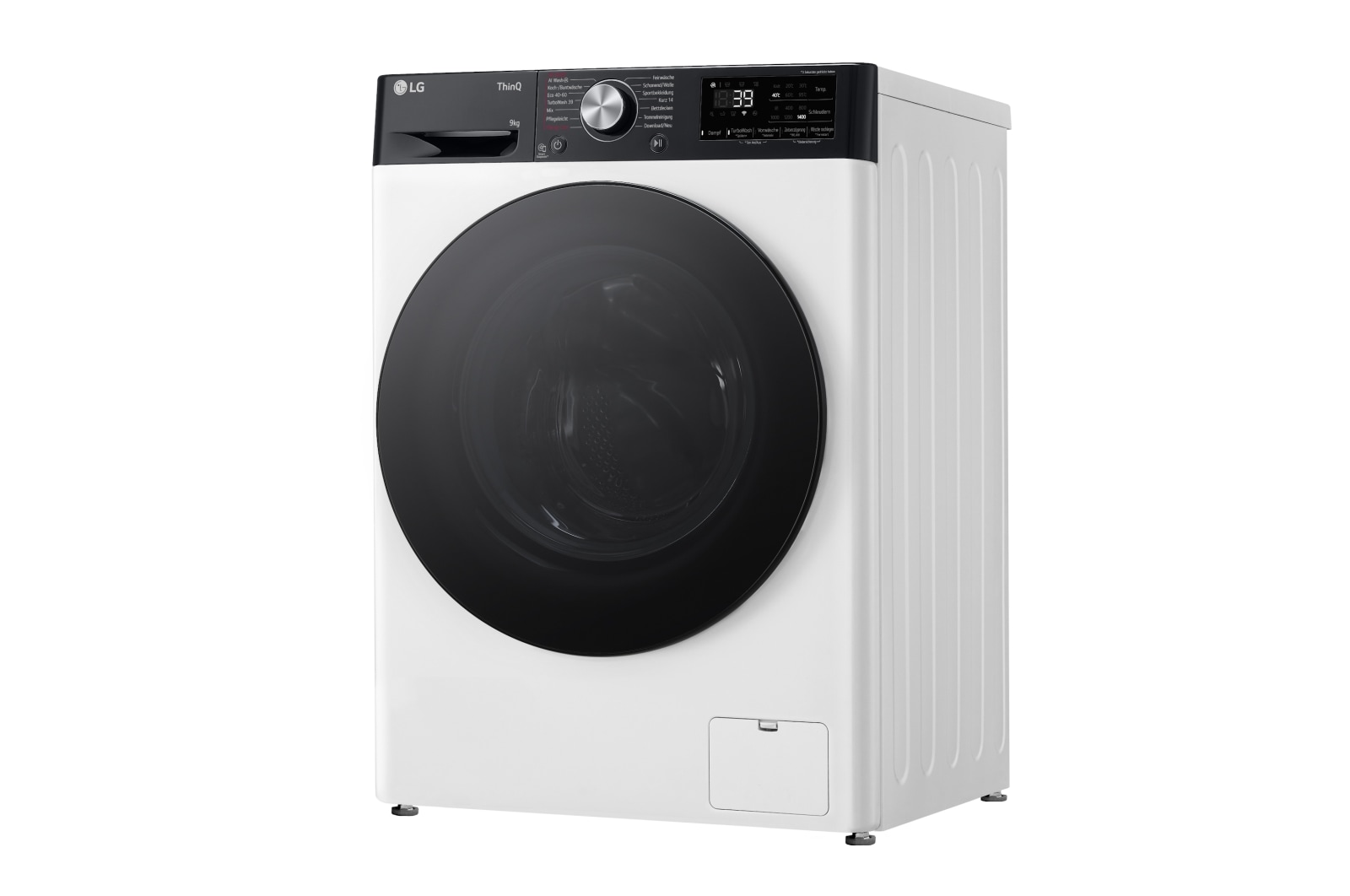 LG Waschmaschine (9 kg, 1.400 U./Min., EEK A -10%*) mit schwarzem Bullaugenring | F4WR709YP, F4WR709YP