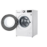 LG Waschmaschine mit AI DD® | 8 kg | Energieeffizienzklasse C | 1.400 U./Min.| Steam | 6 Motion®| Neue Wohlfühl-Trommel, F4WV308SB