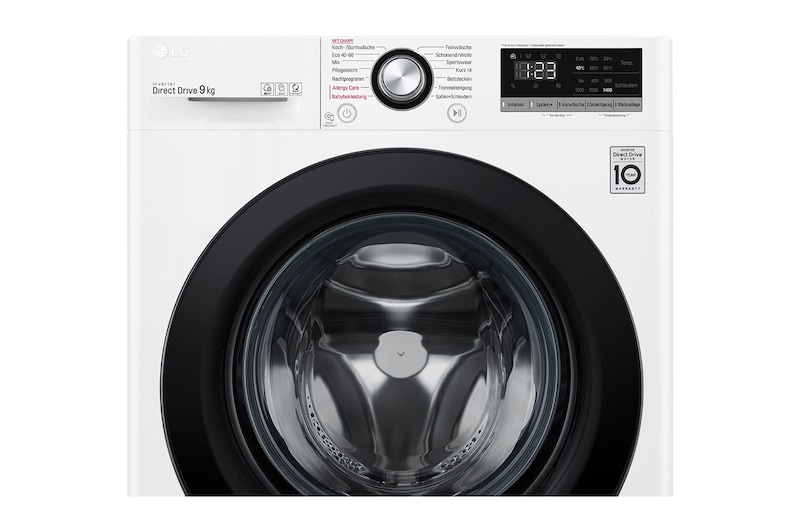 LG Waschmaschine | 9kg | Energieeffizienzklasse B | AI DD® | Steam, F4WV309SB