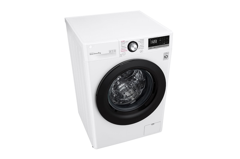 LG Waschmaschine | 9kg | Energieeffizienzklasse B | AI DD® | Steam, F4WV309SB