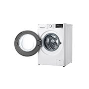 LG Waschmaschine mit 9 kg Kapazität | Energieeffizienzklasse A | 1.400 U./Min. | Weiß mit weißem Bullaugenring  |  F4WV3193, F4WV3193