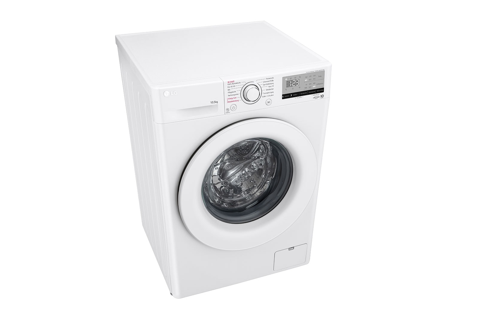 LG Waschmaschine mit 10,5 kg Kapazität I Energieeffizienzklasse B I 1.400 U./Min. I Weiß I F4WV31X3G, F4WV31X3G