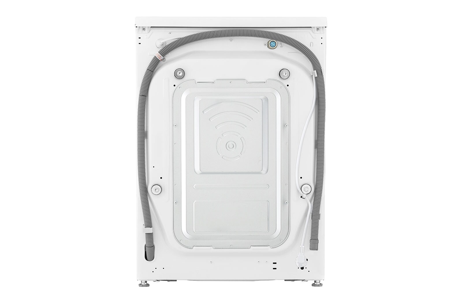 LG Waschmaschine mit 9 kg Kapazität | Energieeffizienzklasse A | 1.400 U./Min. | Weiß mit silbernem Bullaugenring | F4WV3294, F4WV3294