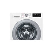 LG Waschmaschine mit 9 kg Kapazität | Energieeffizienzklasse A | 1.400 U./Min. | Weiß mit silbernem Bullaugenring | F4WV3294, F4WV3294