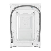 LG Waschmaschine mit 9 kg Kapazität | Energieeffizienzklasse A | 1.400 U./Min. | Weiß mit silbernem Bullaugenring | F4WV3294, F4WV3294