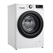 LG Waschmaschine Weiß (A, 8 kg, 1.360 U./Min.) mit AI DD® & TurboWash®360° | F4WV4085, F4WV4085