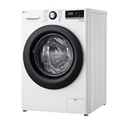 LG Waschmaschine Weiß (A, 8 kg, 1.360 U./Min.) mit AI DD® & TurboWash®360° | F4WV4085, F4WV4085