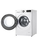 LG Waschmaschine Weiß (A, 8 kg, 1.360 U./Min.) mit AI DD® & TurboWash®360° | F4WV4085, F4WV4085